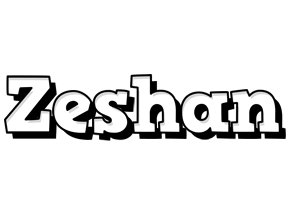 Zeshan snowing logo