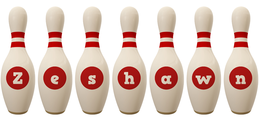 Zeshawn bowling-pin logo