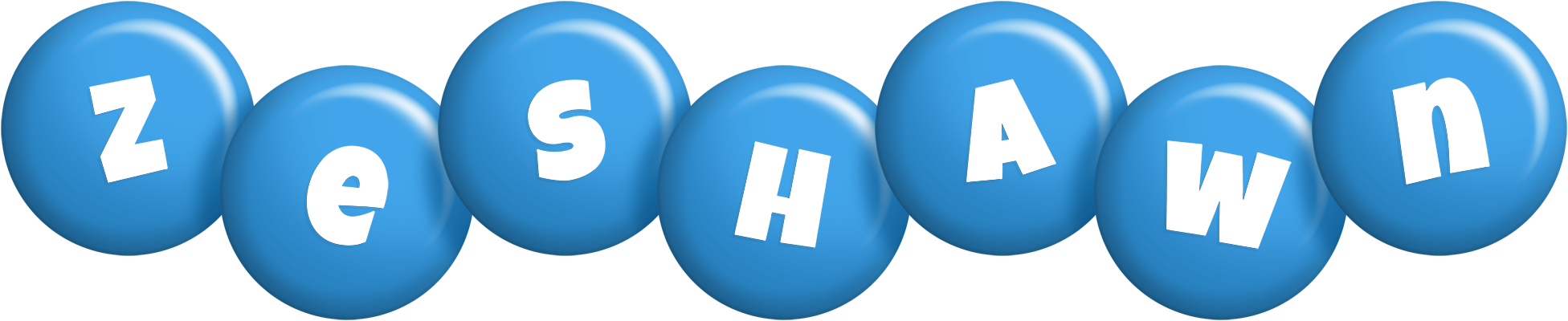 Zeshawn candy-blue logo