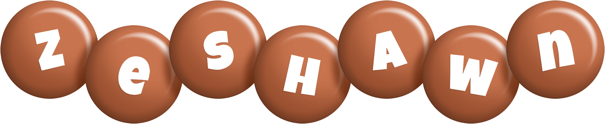 Zeshawn candy-brown logo