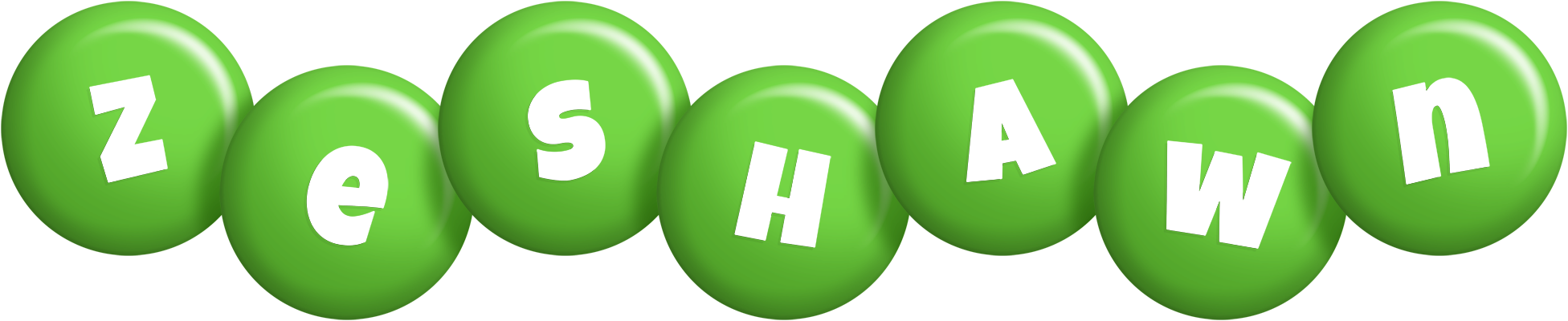 Zeshawn candy-green logo