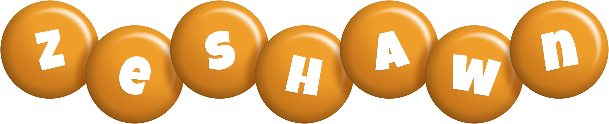 Zeshawn candy-orange logo