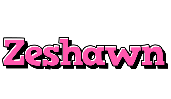 Zeshawn girlish logo