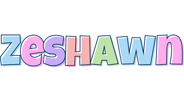 Zeshawn pastel logo