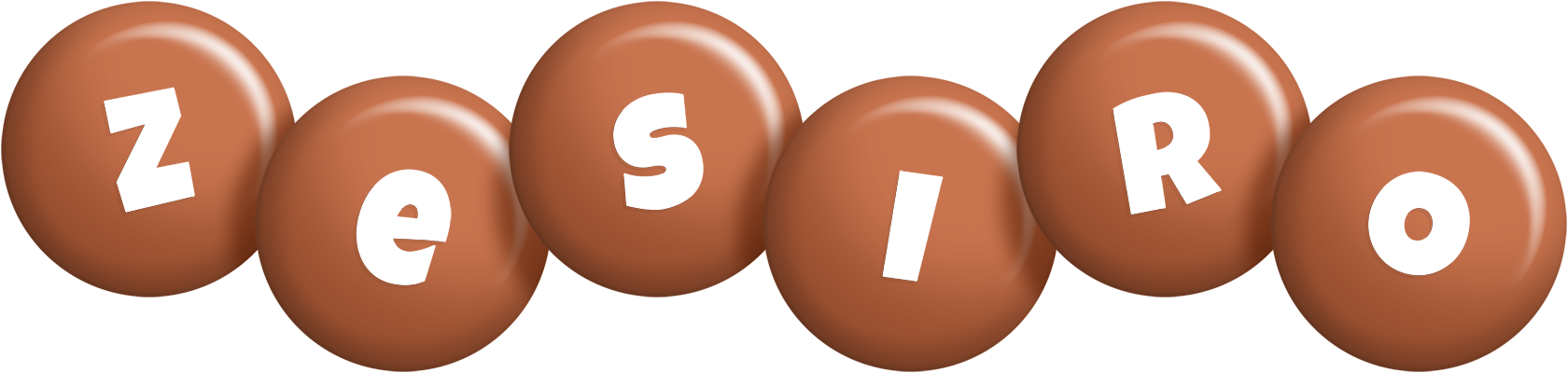 Zesiro candy-brown logo
