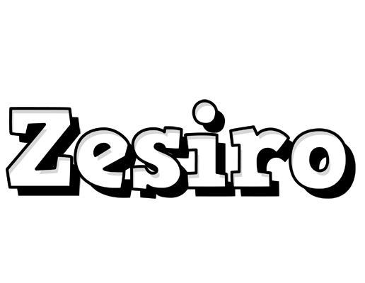 Zesiro snowing logo