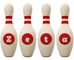 Zeta bowling-pin logo