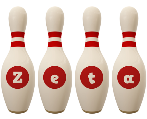 Zeta bowling-pin logo