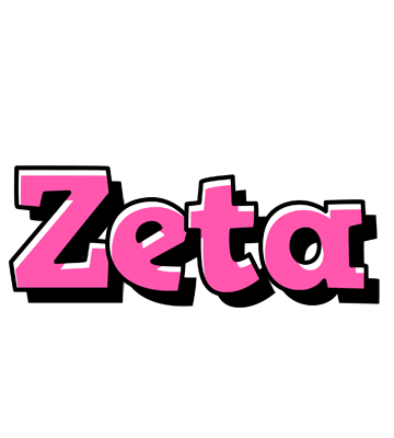 Zeta girlish logo