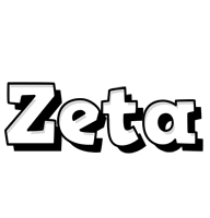 Zeta snowing logo