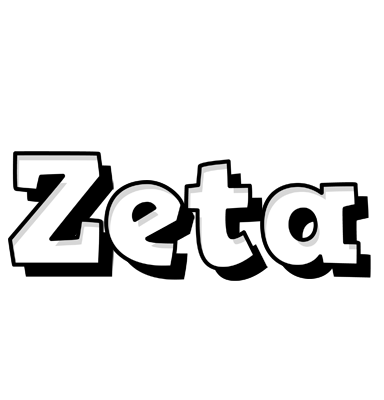 Zeta snowing logo