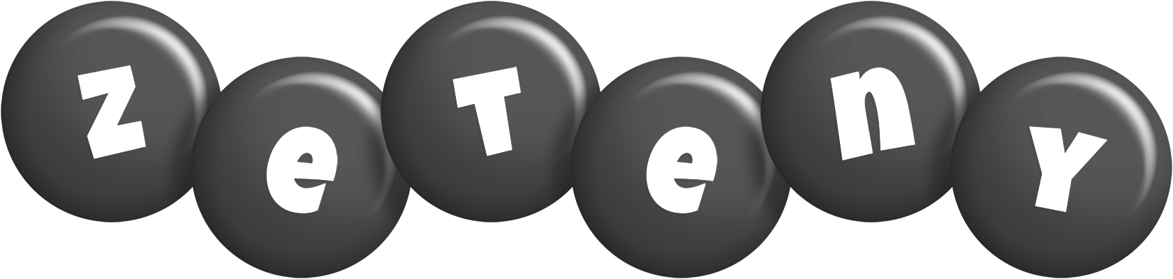 Zeteny candy-black logo