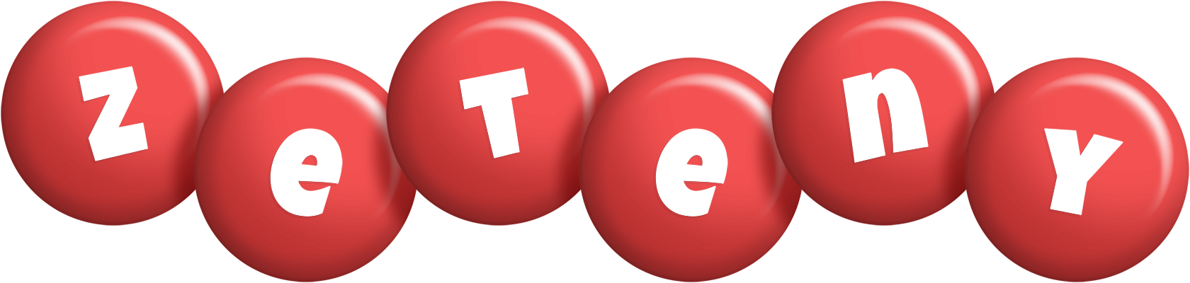 Zeteny candy-red logo