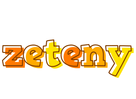 Zeteny desert logo
