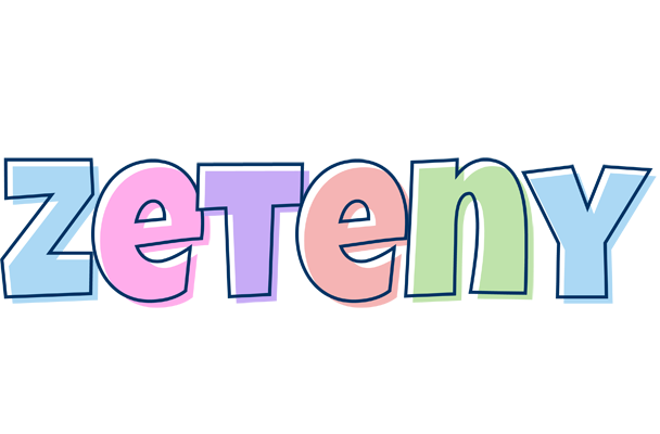 Zeteny pastel logo