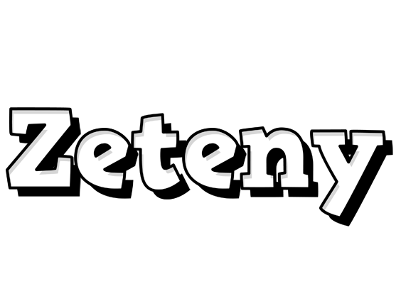 Zeteny snowing logo