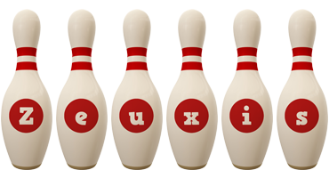 Zeuxis bowling-pin logo