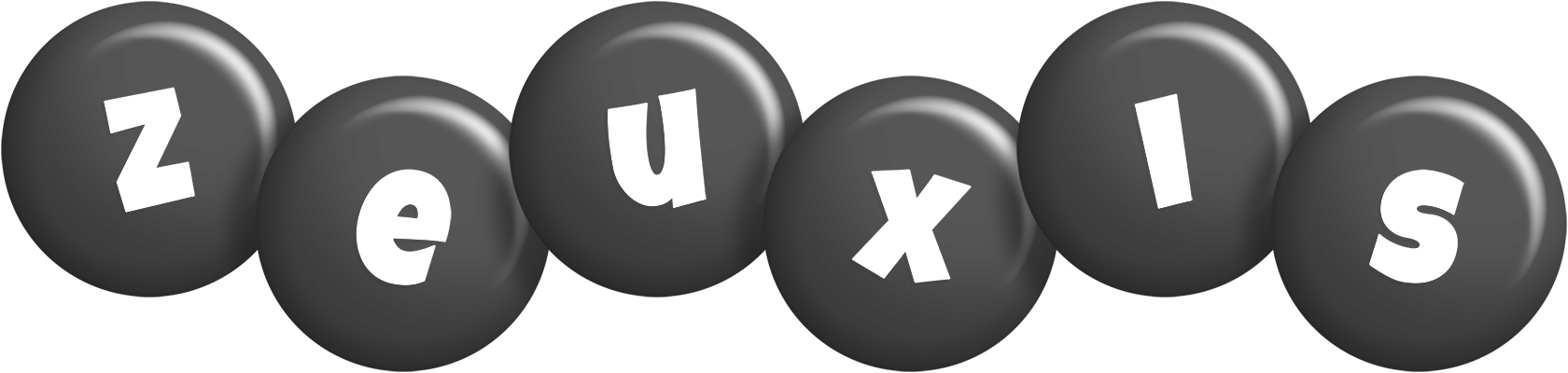 Zeuxis candy-black logo