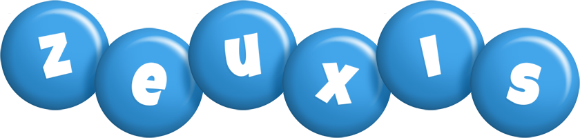 Zeuxis candy-blue logo