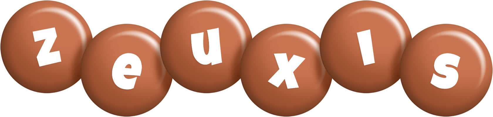 Zeuxis candy-brown logo