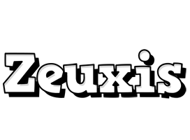 Zeuxis snowing logo