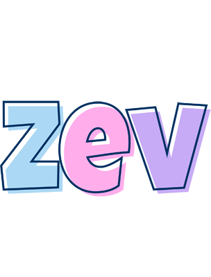 Zev pastel logo