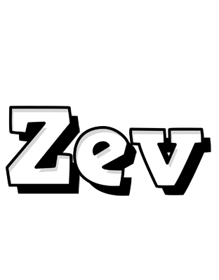 Zev snowing logo