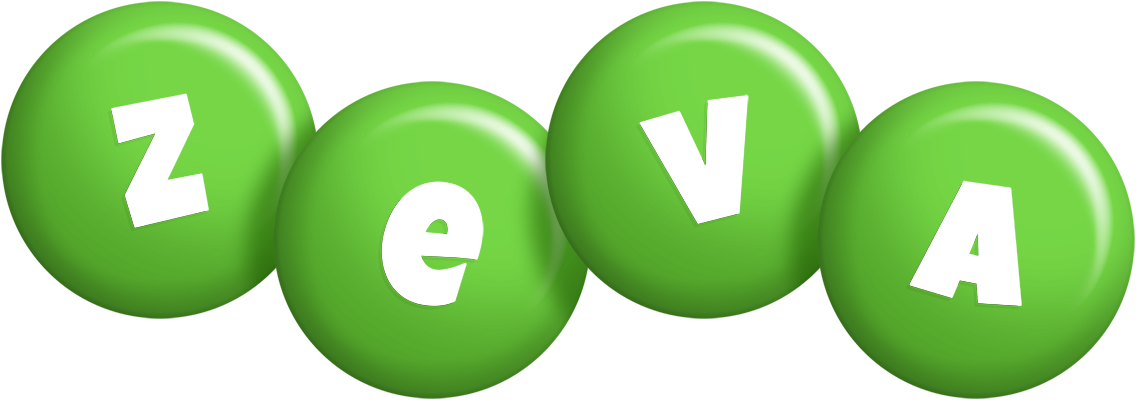 Zeva candy-green logo