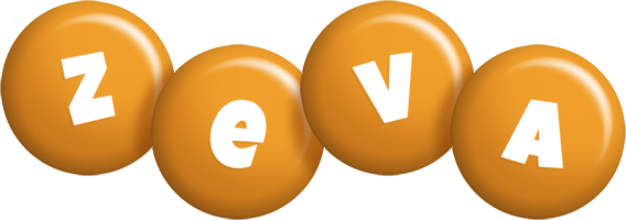 Zeva candy-orange logo