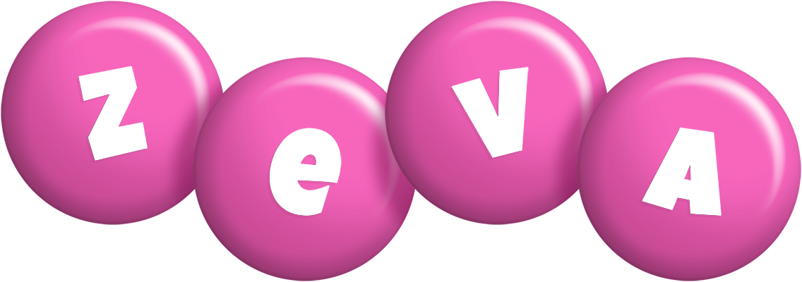 Zeva candy-pink logo