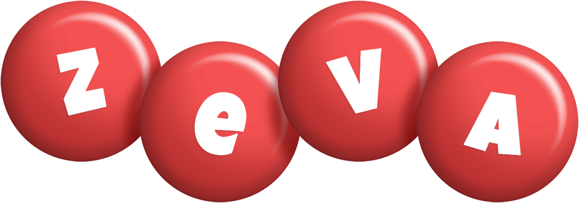 Zeva candy-red logo
