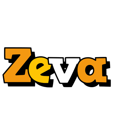 Zeva cartoon logo