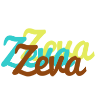 Zeva cupcake logo