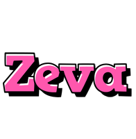 Zeva girlish logo