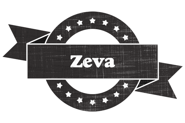 Zeva grunge logo
