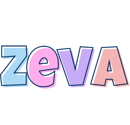 Zeva pastel logo