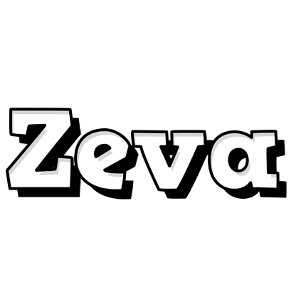 Zeva snowing logo