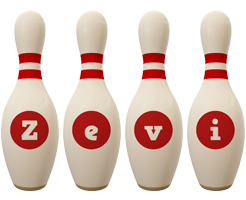 Zevi bowling-pin logo