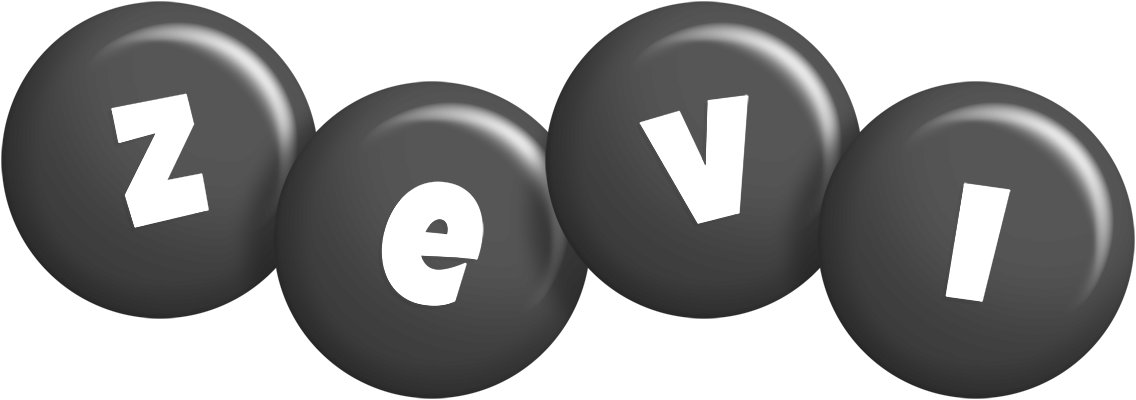 Zevi candy-black logo