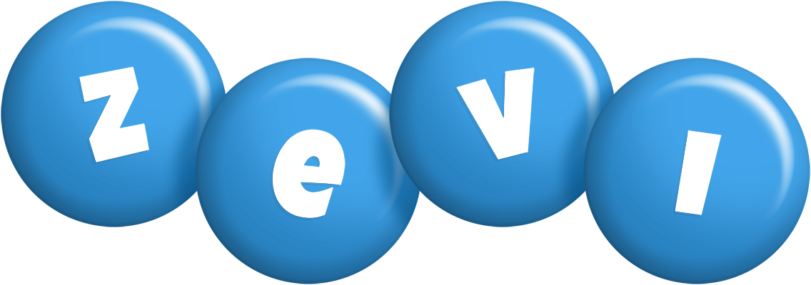 Zevi candy-blue logo