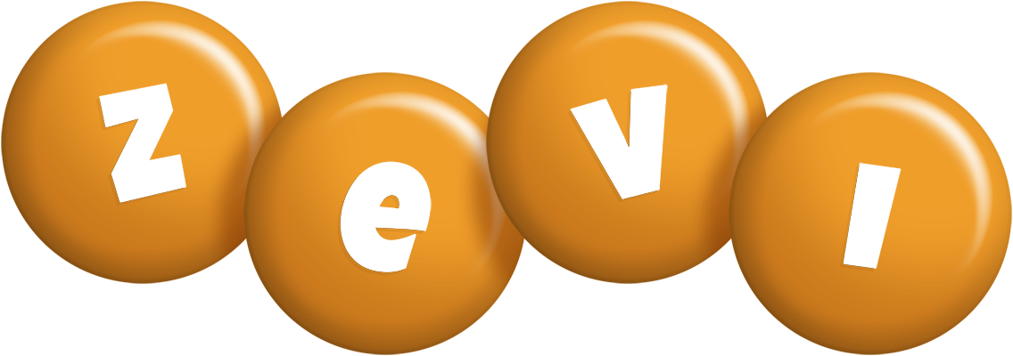 Zevi candy-orange logo