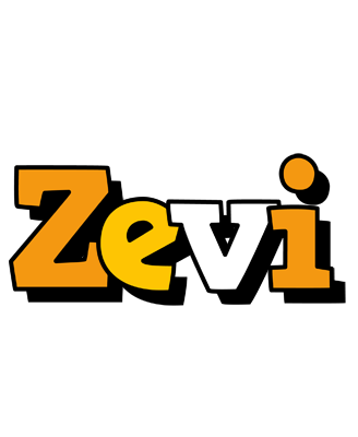 Zevi cartoon logo