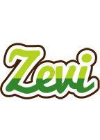 Zevi golfing logo