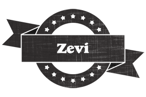 Zevi grunge logo