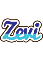 Zevi raining logo