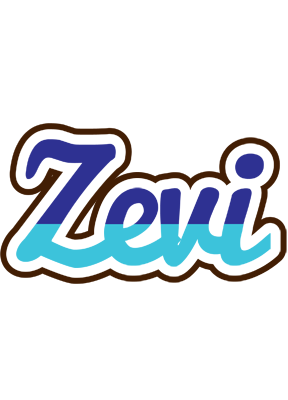 Zevi raining logo