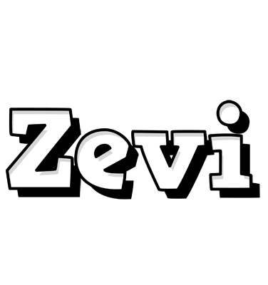 Zevi snowing logo