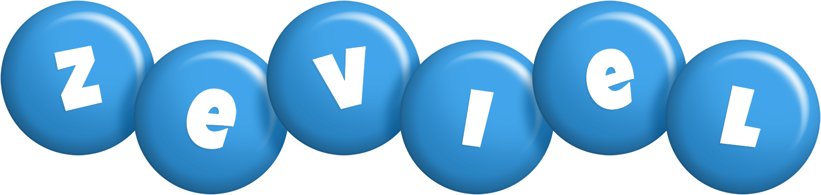 Zeviel candy-blue logo