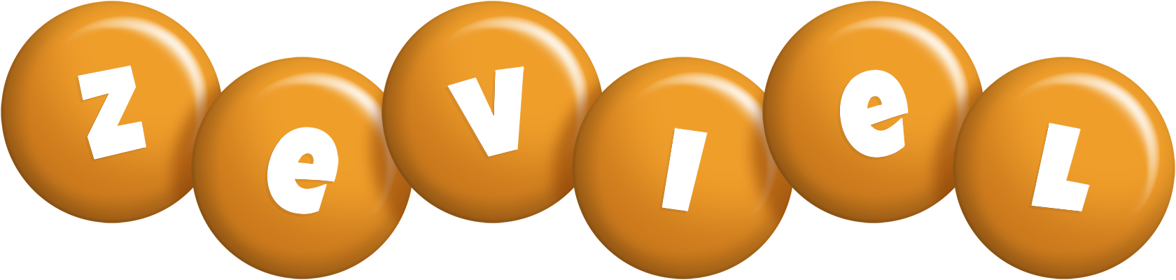 Zeviel candy-orange logo