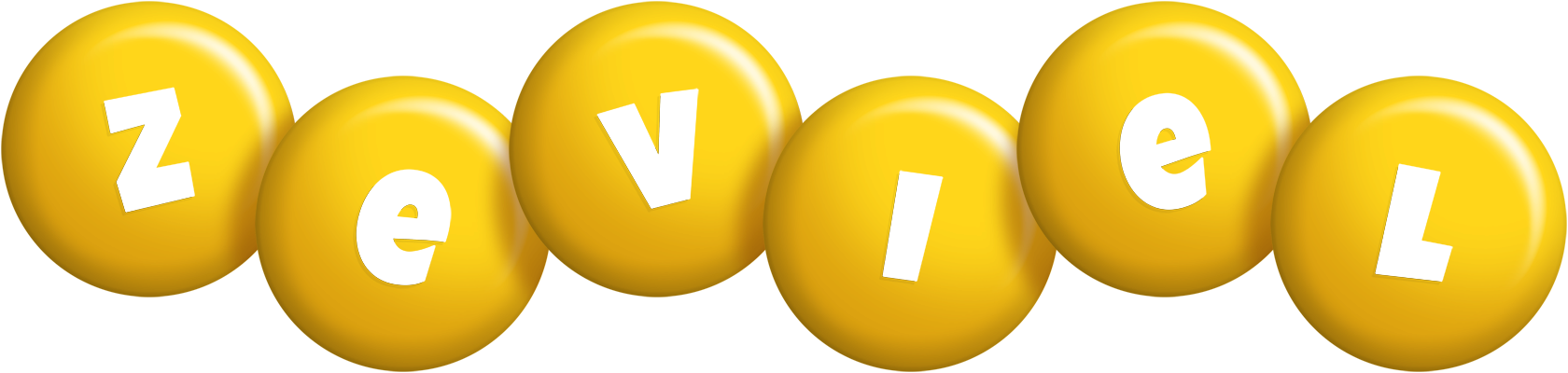 Zeviel candy-yellow logo